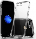 Fusion Ultra Back Case 1 mm Izturīgs Silikona Aizsargapvalks Priek&scaron; Apple iPhone 7 Plus | 8 Plus Caurspīdīgs