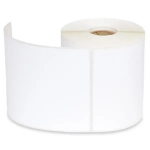 Fusion Strong termokrāsas uzlīmes 100 x 150 mm | 350 gab. baltas (DPD, UPS, DHL, VENIPAK, OMNIVA)