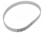Timing belt | AT5 | W: 16mm | H: 2.7mm | Lw: 450mm | Tooth height: 1.2mm