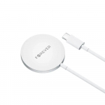 Forever MAWC-100 bezvadu lādētājs | Qi | Saderīgs ar MagSafe | 15W | pelēks