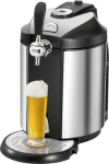 Clatronic beer dispenser BZ 3740 silver / black - for 5L kegs