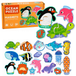M&auml;nguala | PC | Konsoolid | Tarvikud // Harivad m&auml;nguasjad | Interaktiivsed | Loomingulised | Kunstilised // Puzzle Magnetyczne Zwierzęta Morskie Magnesy Na Lod&oacute;wkę Edukacyjne 30 el.