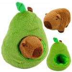 M&auml;nguala | PC | Konsoolid | Tarvikud // M&auml;nguasjad ja m&auml;ngud lastele // Zielone Awokado z Kapibarą 2w1 Pluszowe Maskotka Przytulanka 35 cm