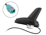 Auto- ja mootorrattatooted, elektroonika, navigatsioon, CB raadio // Car Radio and TV antennas and accessories // 22-687# Antena samochodowa shark fiat fakra 1m am/fm