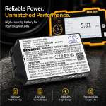 3900mAh Replacement Battery for GE GEIT1255323, LI-138, GEIT1480180C, USM GO, DMS Go+, USM Go+, USM86, USM87, USM88