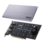 Kontroller Asus PCIe 3.0 x16 - 4x M.2 M-key Hyper M.2 X16 kaart V2 (90MC06P0-M0EAY0)