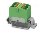 Splice terminal: rail | 32A | 800V | push-in | PA | 0.2&divide;6mm2 | W: 18.5mm