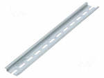 DIN rail | steel sheet | W: 35mm | L: 287mm | RITTAL-1003600