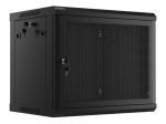 Computer hardware and game consoles Lanberg  Hanging cabinet 19 inches 9U 600x450 perforated doors (flat pack) black