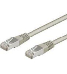 Cable Goobay Patchkabel RJ45 F/UTP Cat5e 3.00m grau bulk