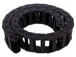 Cable chain | 1400 | Bend.rad: 125mm | L: 999mm | Int.height: 21mm