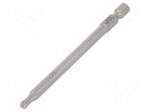 Screwdriver bit | Torx&reg;,spherical | TX25 | Overall len: 89mm