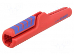 Stripping tool | Wire: round | &Oslash;cable: 8&divide;13mm | Tool length: 175mm
