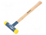 Hammer | 320mm | W: 108mm | 300g | Size: 25mm | round | polyurethane