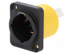 Socket | AC supply | male | PIN: 3 | 16A | 250V | thermoplastic | IP65