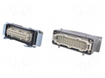 Connector: HDC | male + female | S-E | PIN: 24 | 24+PE | size 24B | angled