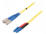 Fiber patch cord | FC/UPC,LC/UPC | 5m | Optical fiber: 9/125um