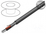 Wire | Alpha Essential C&C | 3x22AWG | Al-PET foil | PVC | dark grey