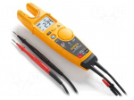 Tester: electrical | LCD,with a backlit | VAC: 1&divide;600V | VDC: 1&divide;600V