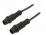 Cable: for sensors/automation | PIN: 4 | M12-M12 | D code-Ethernet