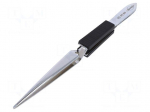 Tweezers | 160mm | Blades: straight | Blade tip shape: flat
