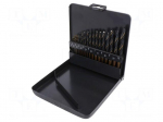 Drill set | Pcs: 19 | Mat: HSS | for metal | Man.series: SPRINT MASTER
