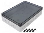 Enclosure: multipurpose | X: 180mm | Y: 254mm | Z: 62mm | TK PC | grey