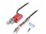 Limit switch | lever R 30,4mm, metal roller &Oslash;16mm | NC x2 + NO