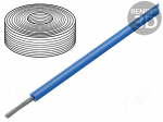 Wire | SiFF | 1x4mm2 | stranded | Cu | silicone | blue | 500V | Class: 6