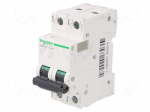 Circuit breaker | 500VDC | Inom: 10A | Poles: 2 | Charact: C | 20kA | IP20