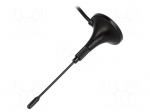 Antenna | GSM | 1dBi | linear | magnet | 50&Omega; | 824&divide;960MHz,1710&divide;2170MHz