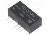 Converter: DC/DC | 2W | Uin: 4.5&divide;5.5VDC | Uout: 12VDC | Uout2: -12VDC