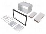 Universal mounting half frame | 2 DIN | Citro&euml;n,Ford,Mercedes