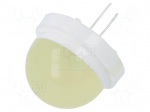 LED | yellow | 20mm | blinking | 1900&divide;2000mcd | 120&deg; | 5&divide;15VDC | 20mA