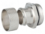 Straight terminal connector | Thread: metric,outside | brass | IP54