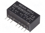 Converter: DC/DC | 6W | Uin: 9&divide;36VDC | Uout: 12VDC | Uout2: -12VDC | SIP8