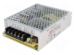 Power supply: switching | for building in,modular | 75W | 15VDC | 5A