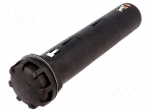 Holder | C,R14 | Batt.no: 3 | soldering lugs | black | UL94V-0 | -30&divide;70&deg;C