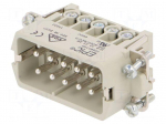 Connector: HDC | contact insert | male | EPIC H-A | PIN: 10 | 16A | 250V