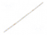 LED tape | white neutral | 2835 | LED/m: 72 | 8mm | white PCB | IP20 | 3W/m