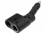 Cigarette lighter splitter | car lighter socket x2 | 10A