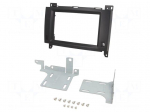 Radio frame | Mercedes | 2 DIN | black