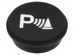 Button | round | &Oslash;21mm | black | 09