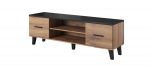 Cama TV stand LOTTA 160 2D2K wotan oak/mat black