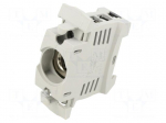 Fuse holder | D01 | for DIN rail mounting | 16A | 400V | Poles: 1