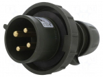 Connector: AC supply 3-phase | plug | male | 32A | 400VAC | IEC 60309