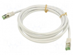 Patch cord | S/FTP | Cat: Cat 8.1 | RJ45 plug,both sides | stranded