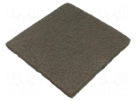 Filter | 178x178mm | chrom-nickel steel,chemical fiber | 5pcs.