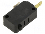 Microswitch SNAP ACTION | 15A/250VAC | without lever | SPST-NC