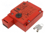 Safety switch: bolting | XCSE | NC + NO | IP67 | metal | red | 24VDC | 2kN